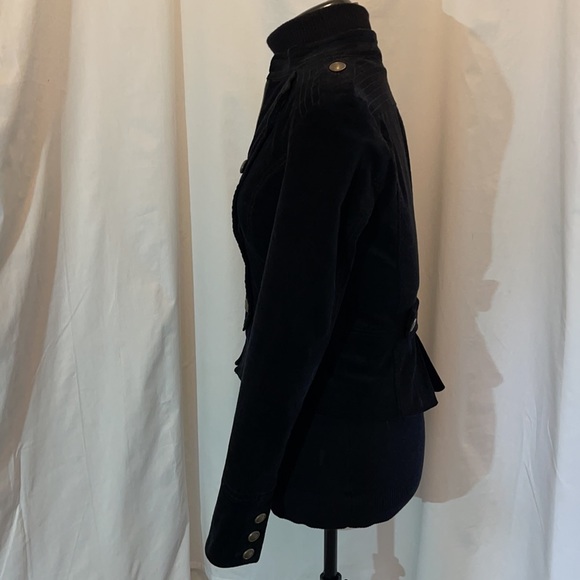 Velvet Zip Front Jacket - Picture 4 of 7